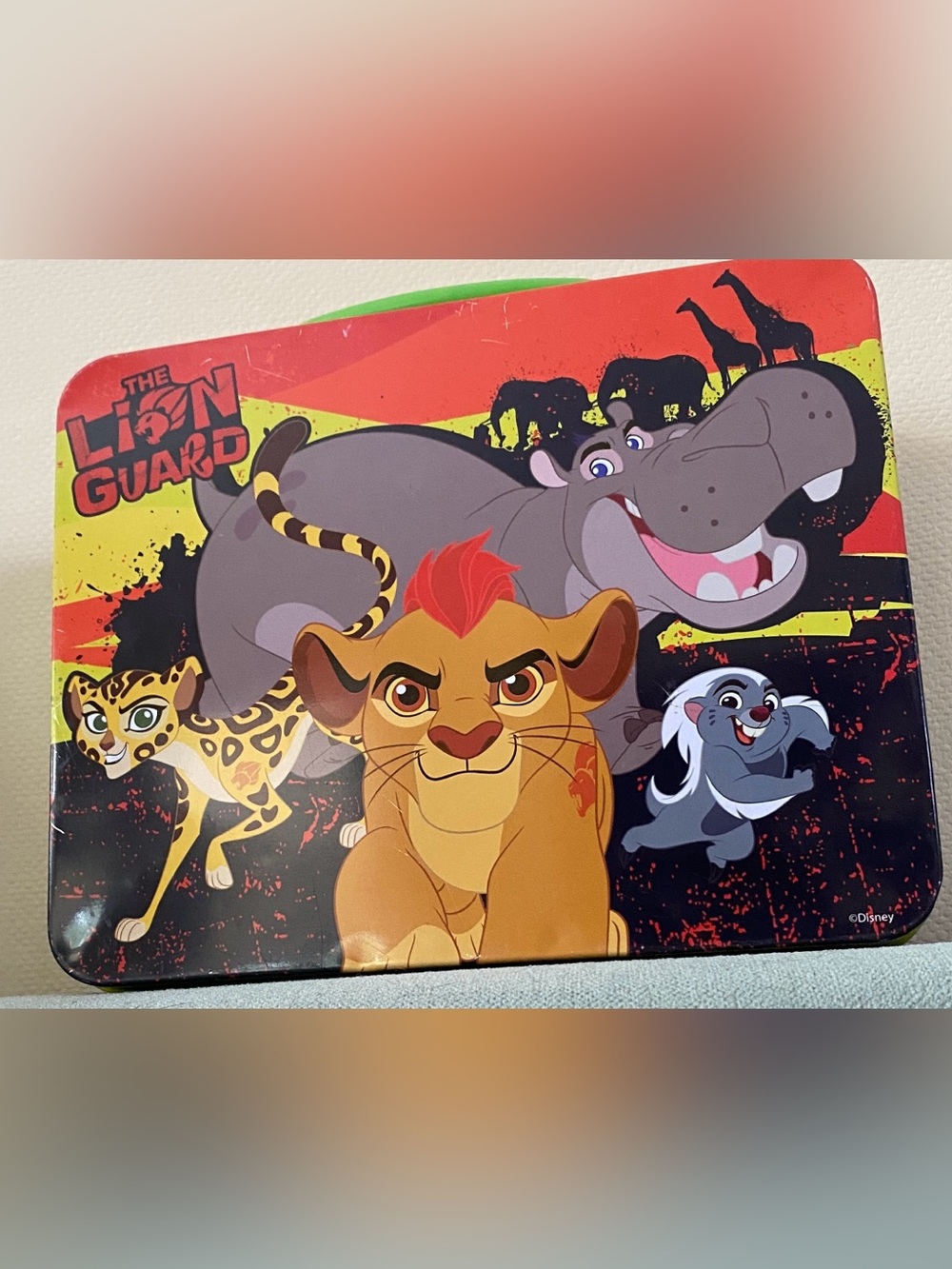 Disney The Lion Guard Metal Tin Lunch Box (Empty Case Only)